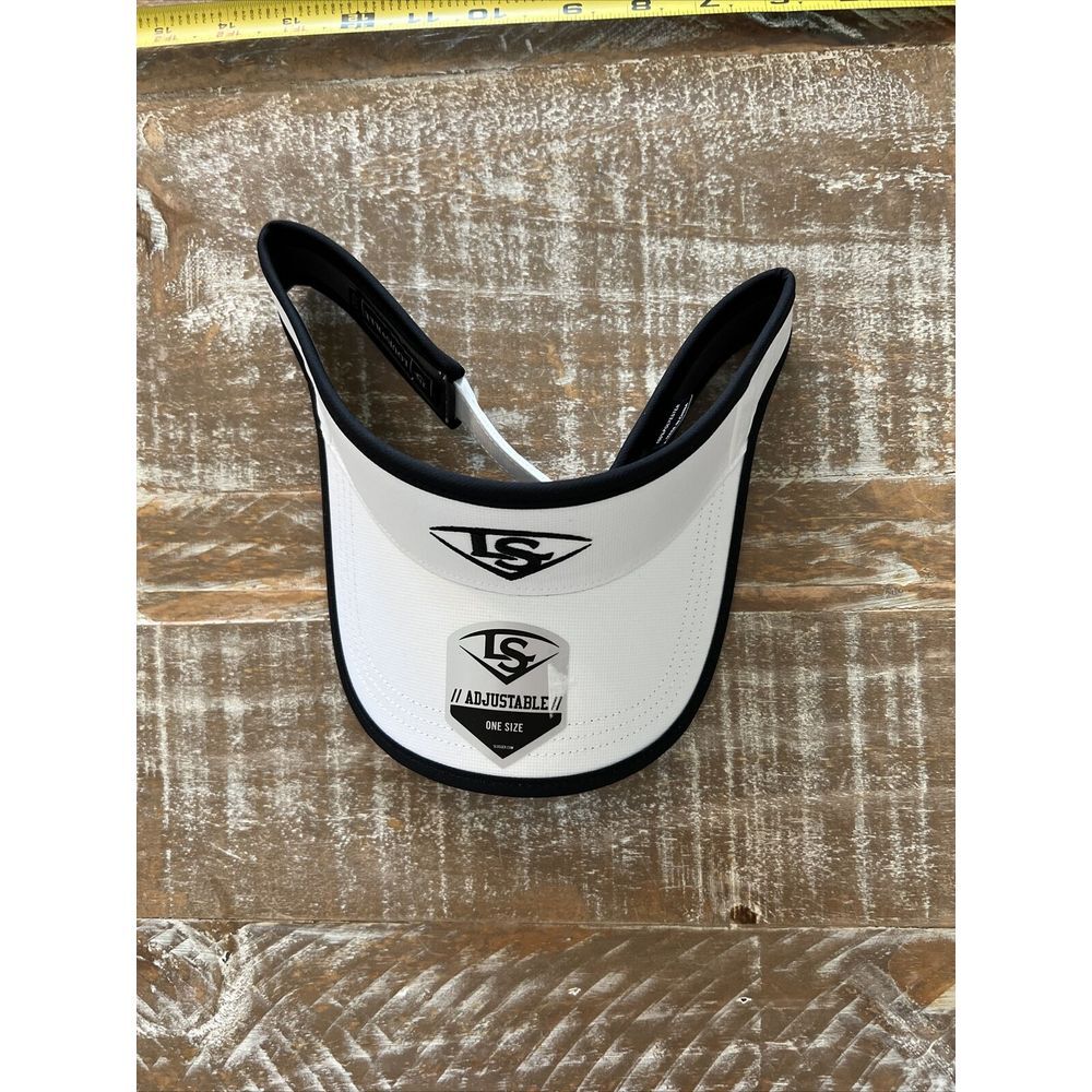 Louisville Slugger Baseball Softball Visor Unisex White Osfm